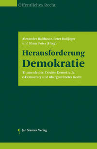 Vorderes Coverbild Herausforderung Demokratie