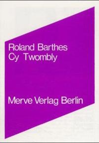 Vorderes Coverbild Cy Twombly