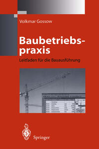 Vorderes Coverbild Baubetriebspraxis