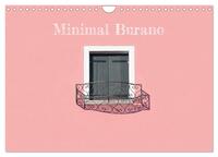 Vorderes Coverbild Minimal Burano (Wandkalender 2025 DIN A4 quer), CALVENDO Monatskalender