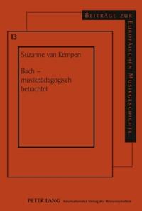Vorderes Coverbild Bach – musikpädagogisch betrachtet