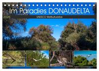 Vorderes Coverbild Das Paradies Donaudelta (Tischkalender 2026 DIN A5 quer), CALVENDO Monatskalender