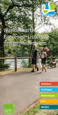 Vorderes Coverbild Wanderkarte Biggesee-Listersee