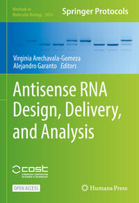 Vorderes Coverbild Antisense RNA Design, Delivery, and Analysis