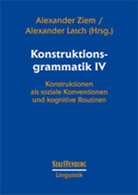 Vorderes Coverbild Konstruktionsgrammatik IV