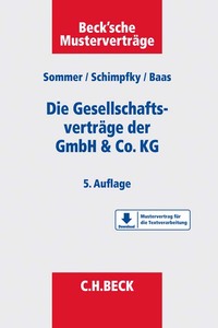 Vorderes Coverbild Die Gesellschaftsverträge der GmbH & Co. KG