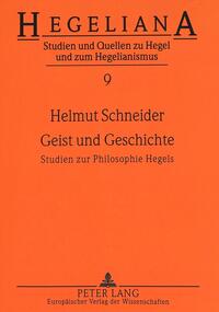 Vorderes Coverbild Geist und Geschichte