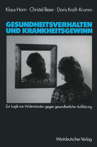 Vorderes Coverbild Gesundheitsverhalten und Krankheitsgewinn