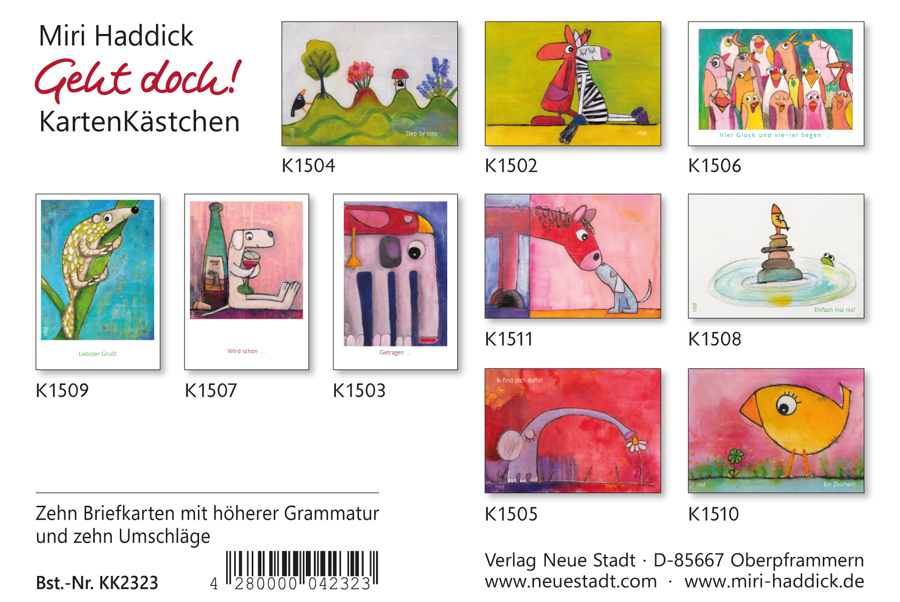 Rückseitencover KartenKästchen "GEHT DOCH!