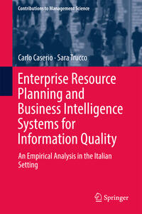 Vorderes Coverbild Enterprise Resource Planning and Business Intelligence Systems for Information Quality