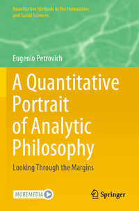 Vorderes Coverbild A Quantitative Portrait of Analytic Philosophy