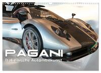 Vorderes Coverbild Pagani italienische Automobilkunst (Wandkalender 2025 DIN A3 quer), CALVENDO Monatskalender