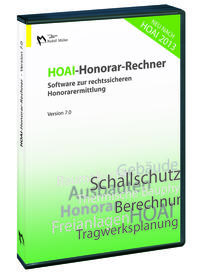 Vorderes Coverbild HOAI-Honorar-Rechner 7.0 - Grundwerk