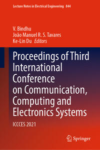 Vorderes Coverbild Proceedings of Third International Conference on Communication, Computing and Electronics Systems