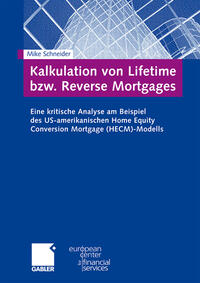 Vorderes Coverbild Kalkulation von Lifetime bzw. Reverse Mortgages
