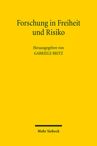 Vorderes Coverbild Forschung in Freiheit und Risiko