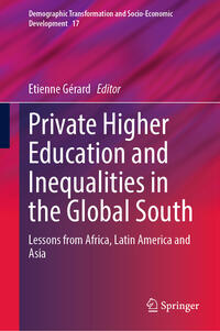 Vorderes Coverbild Private Higher Education and Inequalities in the Global South