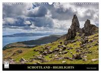 Vorderes Coverbild SCHOTTLAND - HIGHLIGHTS (Wandkalender 2026 DIN A3 quer), CALVENDO Monatskalender
