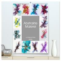 Vorderes Coverbild Abstrake Malerei (hochwertiger Premium Wandkalender 2025 DIN A2 hoch), Kunstdruck in Hochglanz
