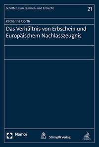 Vorderes Coverbild Das Verhältnis von Erbschein und Europäischem Nachlasszeugnis