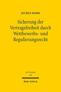Vorderes Coverbild Sicherung der Vertragsfreiheit durch Wettbewerbs- und Regulierungsrecht