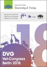 Vorderes Coverbild DVG Vet-Congress Berlin 2018 Tagungsunterlagen Donnerstag & Freitag