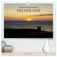 Vorderes Coverbild Deutsche Hochseeinsel Helgoland (hochwertiger Premium Wandkalender 2025 DIN A2 quer), Kunstdruck in Hochglanz