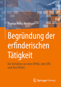 Vorderes Coverbild Begründung der erfinderischen Tätigkeit