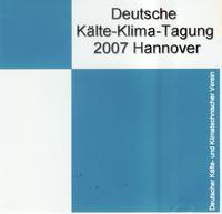 Vorderes Coverbild DKV Tagungsbericht / Deutsche Kälte-Klima-Tagung 2007 - Hannover