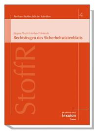 Vorderes Coverbild Rechtsfragen des Sicherheitsdatenblattes