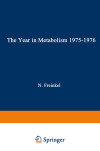 Vorderes Coverbild The Year in Metabolism 1975–1976