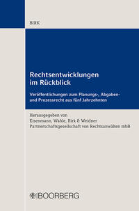 Vorderes Coverbild Rechtsentwicklungen im Rückblick