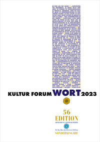 Vorderes Coverbild Kultur Forum Wort 2023 Sonderausgabe