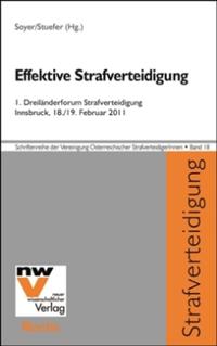 Vorderes Coverbild Effektive Strafverteidigung
