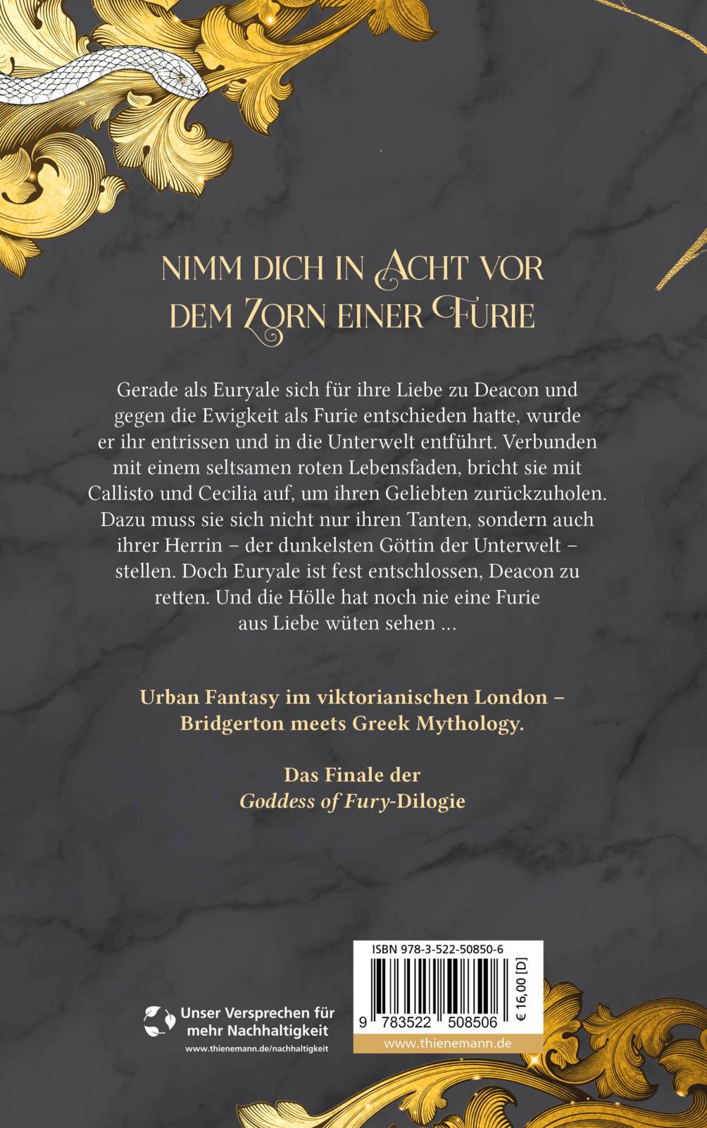 Rückseitencover Goddess of Fury 2: Deine Seele so golden