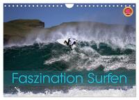 Vorderes Coverbild Faszination Surfen (Wandkalender 2025 DIN A4 quer), CALVENDO Monatskalender