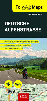Vorderes Coverbild FolyMaps Deutsche Alpenstraße