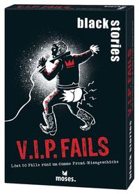 Vorderes Coverbild black stories V.I.P. Fails