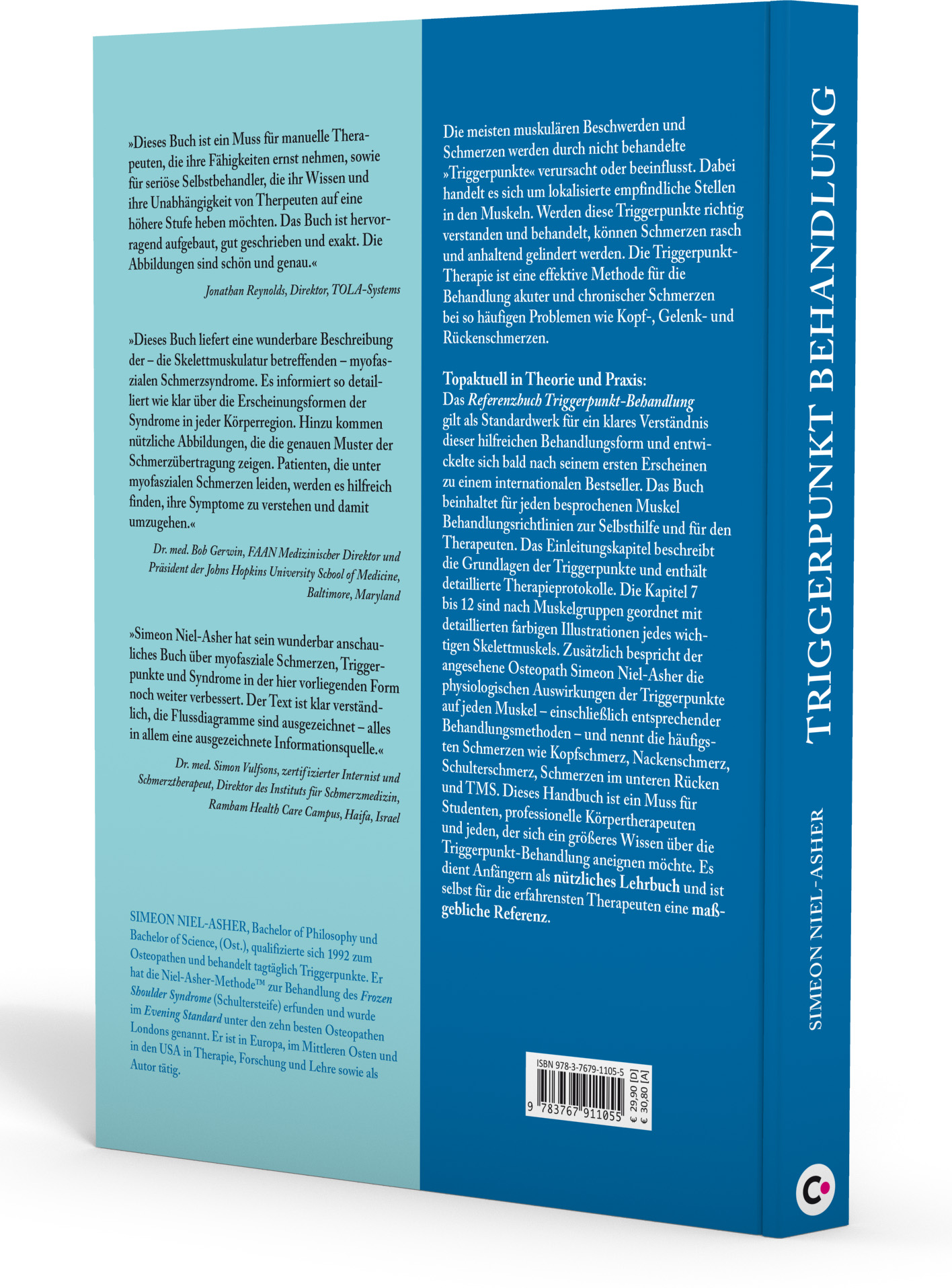 Rückseitencover Referenzbuch Triggerpunkt Behandlung