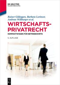 Vorderes Coverbild Wirtschaftsprivatrecht