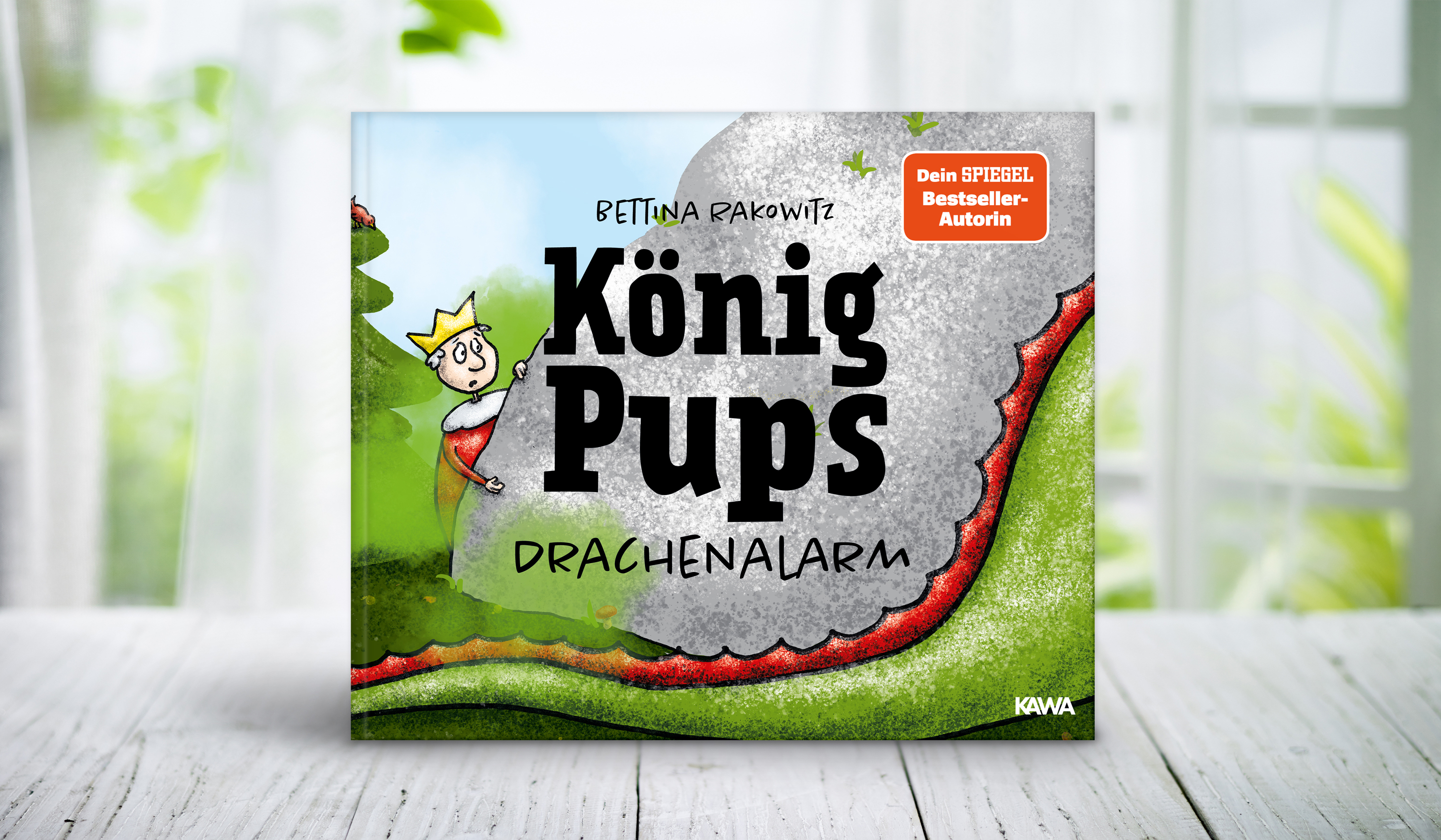 Beispielinhalt (Bild) König Pups - Drachenalarm