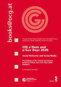 Vorderes Coverbild CEE e|Dem and e|Gov Days 2020