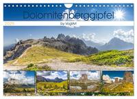 Vorderes Coverbild Dolomitenberggipfel (Wandkalender 2025 DIN A4 quer), CALVENDO Monatskalender