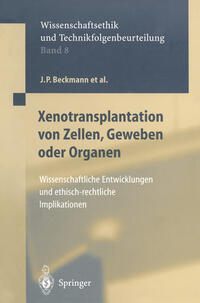 Vorderes Coverbild Xenotransplantation von Zellen, Geweben oder Organen