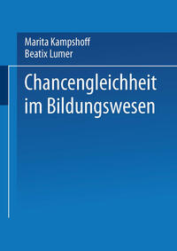 Vorderes Coverbild Chancengleichheit im Bildungswesen