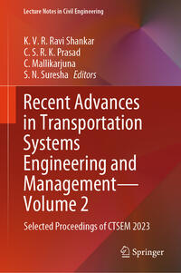 Vorderes Coverbild Recent Advances in Transportation Systems Engineering and Management—Volume 2