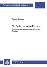 Vorderes Coverbild Die Werke des Marius Mercator