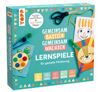 Vorderes Coverbild Gemeinsam basteln, gemeinsam wachsen - Lernspiel-Box für gezielte Förderung