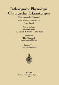 Vorderes Coverbild Pathologische Physiologie Chirurgischer Erkrankungen