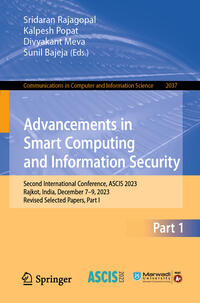 Vorderes Coverbild Advancements in Smart Computing and Information Security